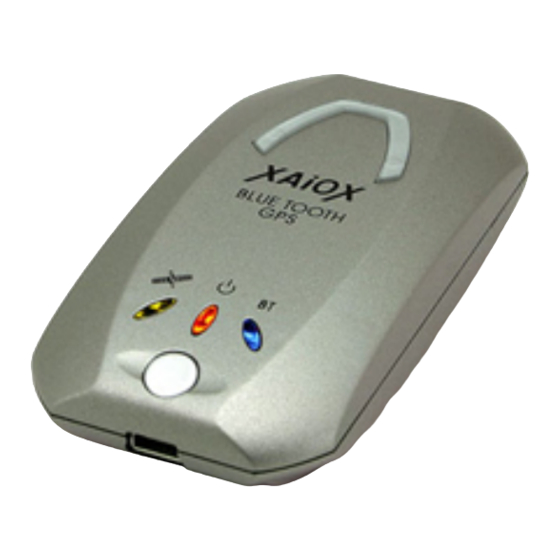 XAiOX InstantFix Bluetooth GPS Receiver Manuals