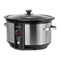Brabantia 6.5L DIGITAL STAINLESS STEEL SLOW COOKER Instruction Manual