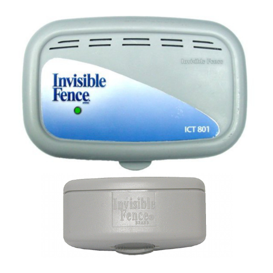 INVISIBLE FENCE 800 Series Owner's Manual