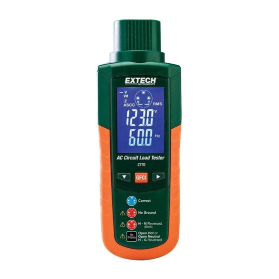 Extech Instruments CT70 User Manual