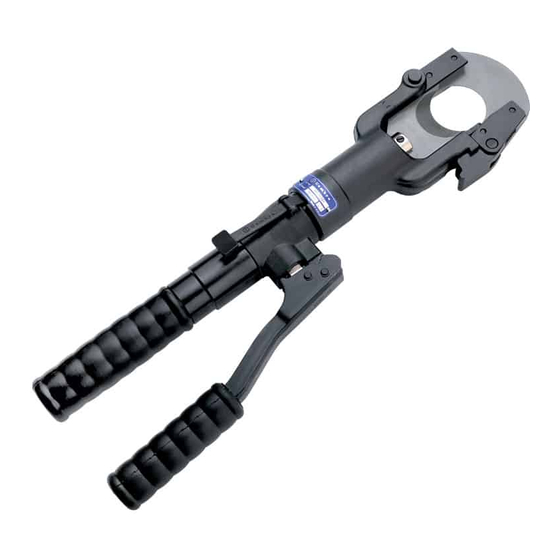 Cembre HT-TC051Y Operation And Maintenace Manual