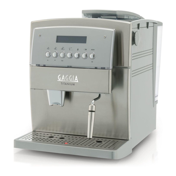 Gaggia Titanium Specifications
