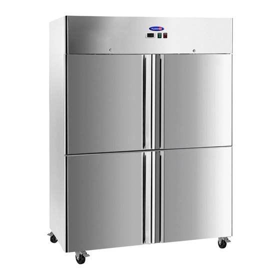 User Manuals: FUJIDENZO CU-221EDF SS Two Door Freezer