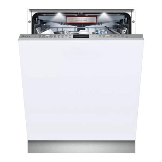 User Manuals: NEFF S517T80D0G Dishwasher