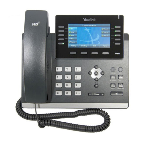 DayStarr Yealink T46-G Quick User Manual