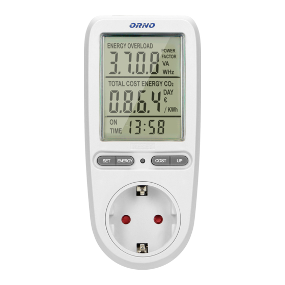Orno OR-WAT-435 Manual