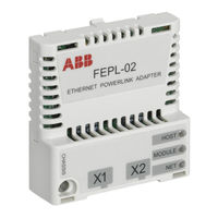 ABB FEPL-02 Ethernet POWERLINK Quick Start Manual