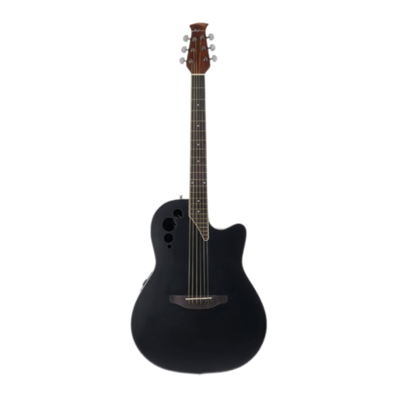 Gewa Music Ovation Applause Owner's Manual