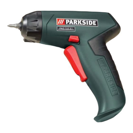 Parkside PAS 3.6 A1 - MANUAL 7 Manual