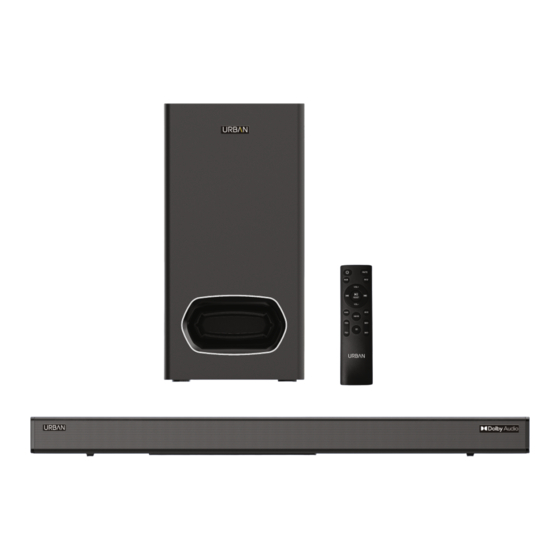 Urban HARMONIC Soundbar 2280 User Manual