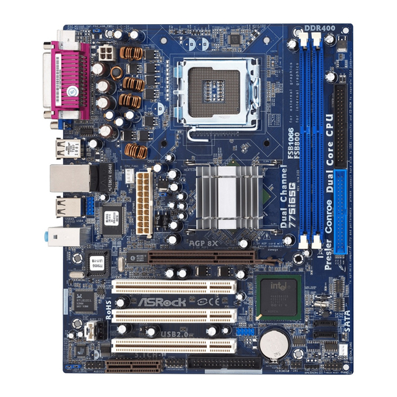 ASROCK 775i65G R2.0 User Manual