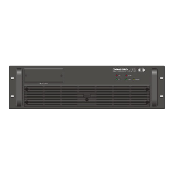 Dynacord Dynacord X 1201 single channel modular power amplifier 