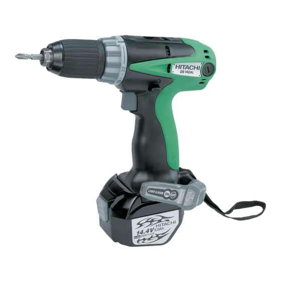 Image of Hitachi DS 14DV cordless drill driver