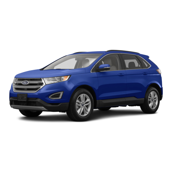 FORD 2015 EDGE OWNER'S MANUAL Pdf Download | ManualsLib