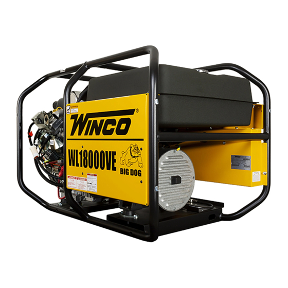 WINCO WL18000VE INSTALLATION AND OPERATOR