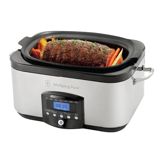 wolfgang puck bistro slow cooker manual