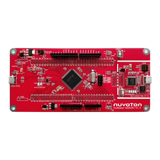 Nuvoton NuMaker-M263KI User Manual