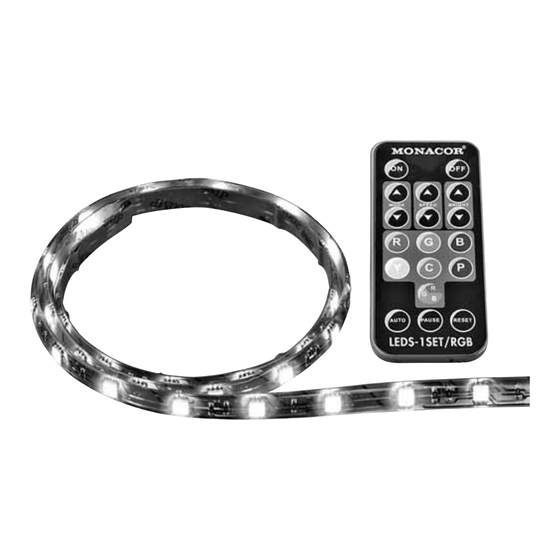 Monacor LED Series Instruction Manual