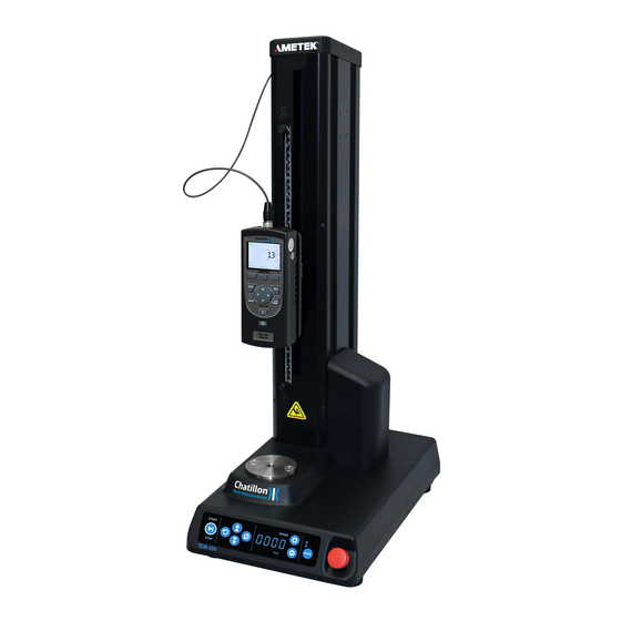 Chatillon TCM350 Series Operation Manual