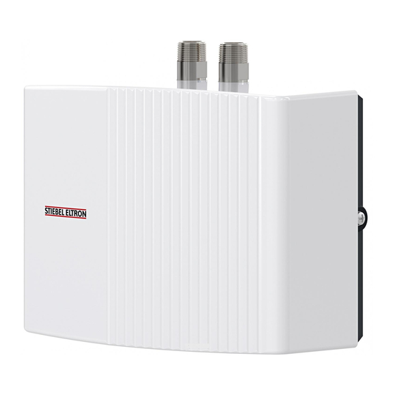 STIEBEL ELTRON EIL 3 Plus Administrator's Manual For Operation And Installation