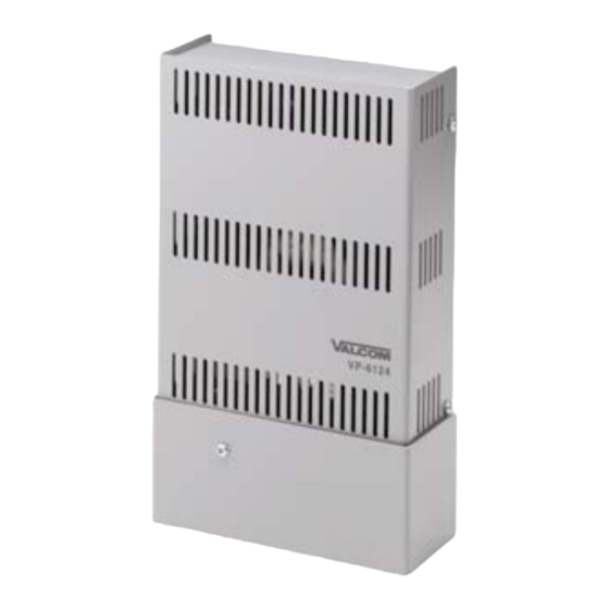 Valcom VP-6124-P Quick Start Manual
