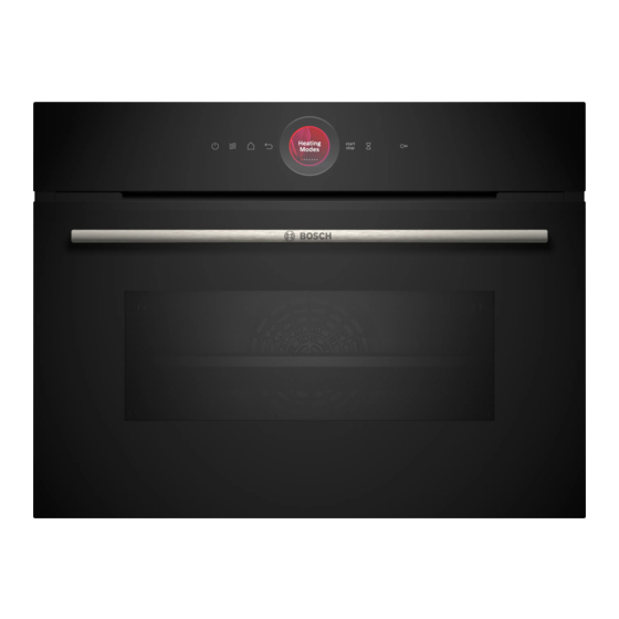 Bosch CMG7241B1B User Manual And Installation Instructions