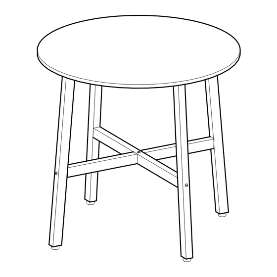 Songmics VASAGLE KDT080 Assembly Instructions Manual