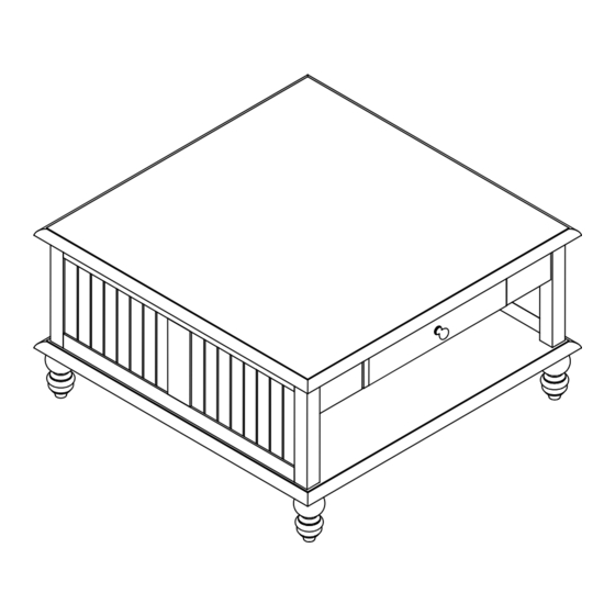 Unfinished Furniture of Wilmington COTTAGE OT-20SC Assembly Instructions