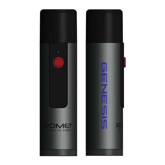 Romet Genesis R600 Operating Instructions Manual