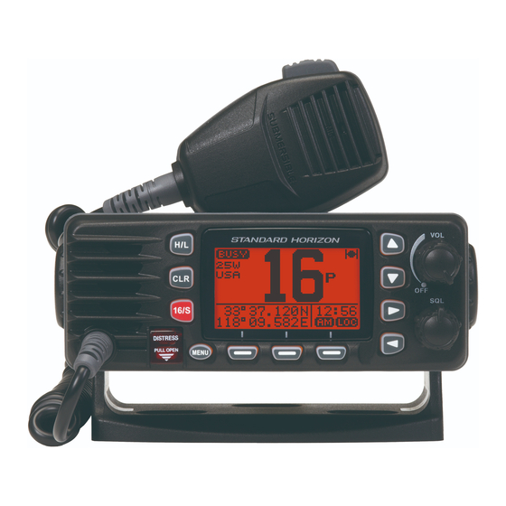 Standard Horizon Eclipse GX1300 Owner's Manual