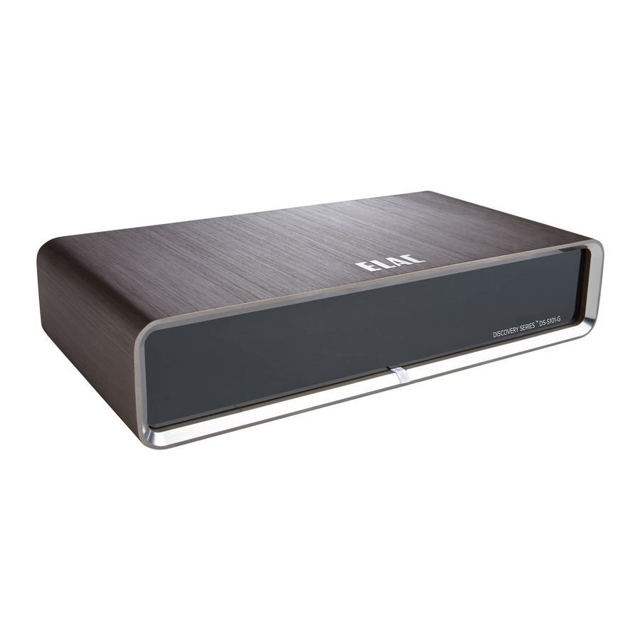 ELAC DS-S101-G Quick Start Manual