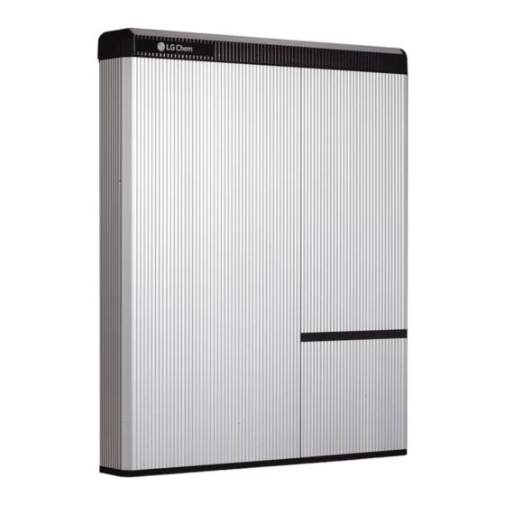 LG Chem RESU10H Series Installation Manual