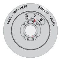 Honeywell The Round T87N1026 Easy-To-See Owner's Manual
