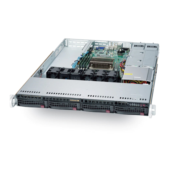 Supermicro SuperServer 5019S-W4TR Manuals