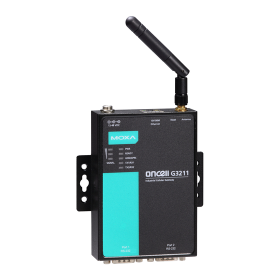 Moxa Technologies OnCell G3111 User Manual