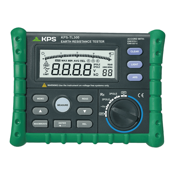 Mastech KPS-TL300 Instruction Manual