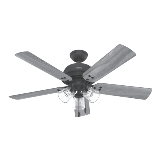 Hunter 52381 Ceiling Fan Manuals