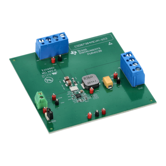 Texas Instruments CSD87384MEVM-603 User Manual