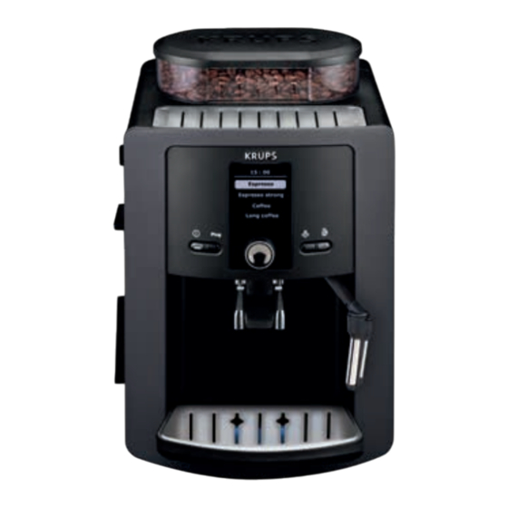Krups ESPRESSERIA AUTOMATIC EA8168 Manual