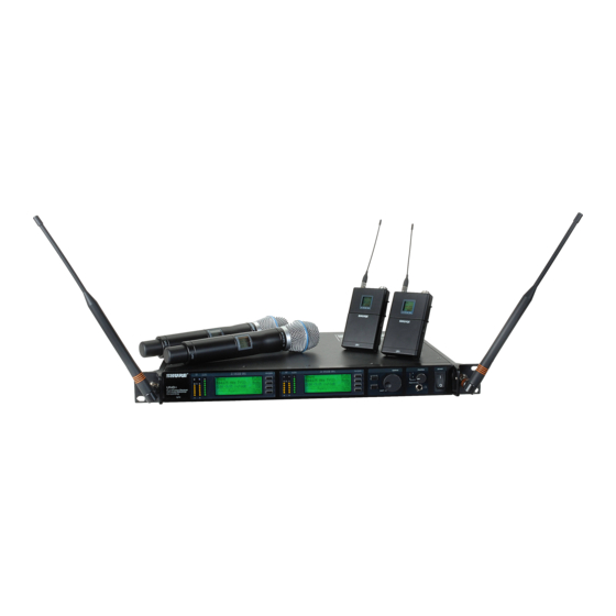 Shure UHF-R User Manual