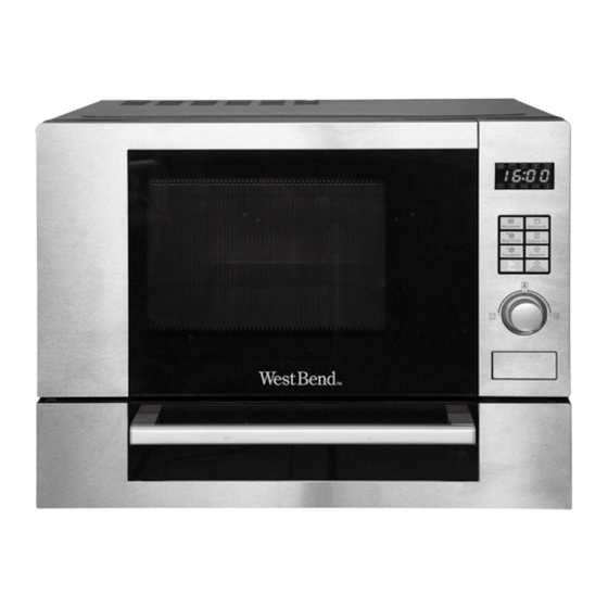 West Bend Microwave Oven Instruction Manual