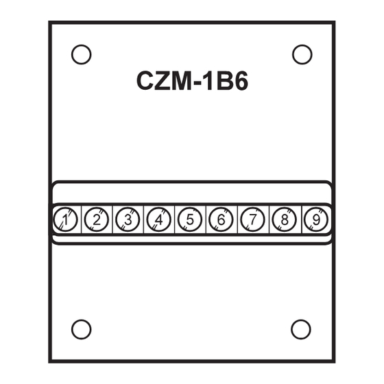 Siemens CZM-1B6 Installation Instructions Manual