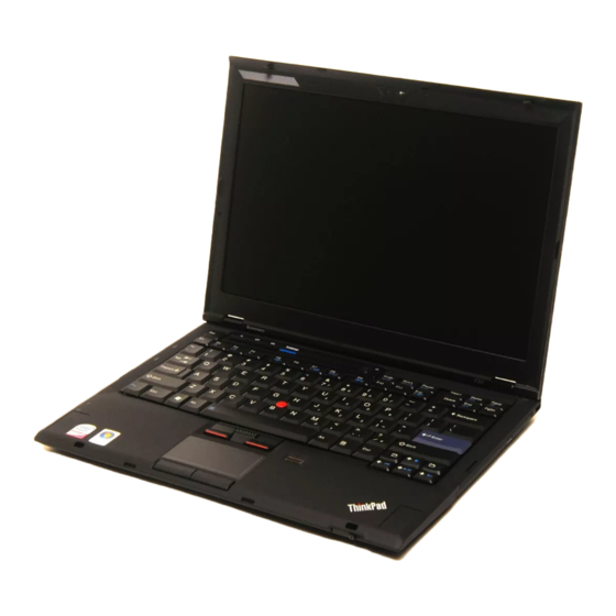 Lenovo ThinkPad X301 Setup Poster