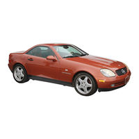 Mercedes-Benz SLK 230 KOMPRESSOR 1999 Owner's Manual