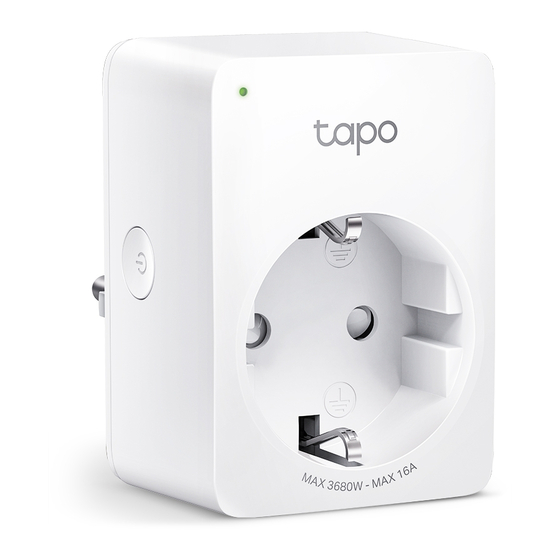 tp-link Tapo P115 Mini Smart Wi-Fi Plug, Energy Monitoring User Guide