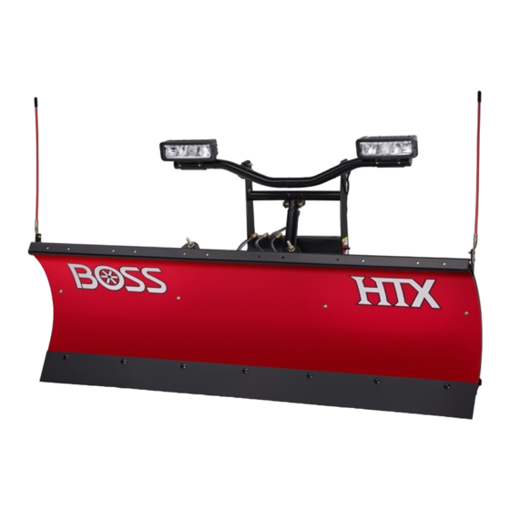 Boss Snowplow RT3 HTX Installation Instructions Manual