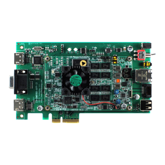 Z3 Technology Z3-DM8168-PCI-RPS Manuals