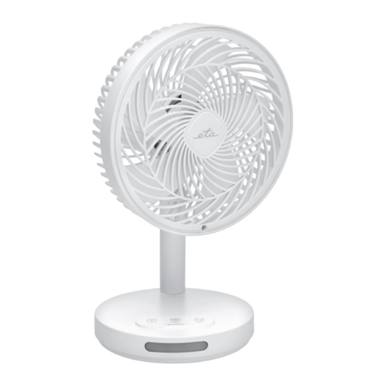 eta Windy Table Fan Manuals
