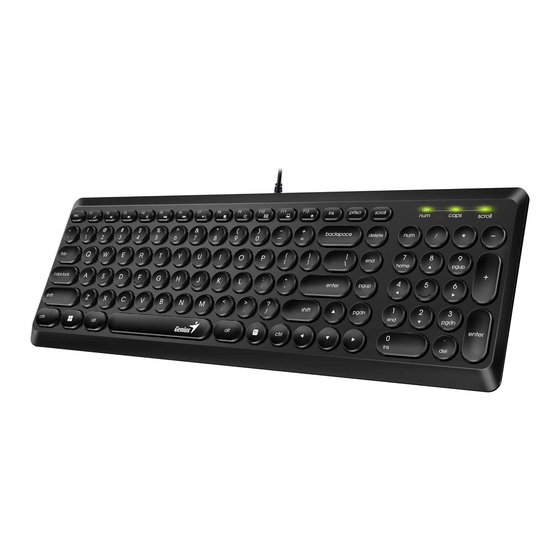 Genius Kye SlimStar Q200 Quick Manual