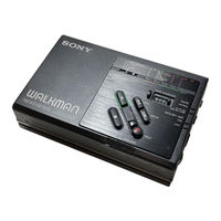 Sony Walkman WM-D3 Operating Instructions Manual